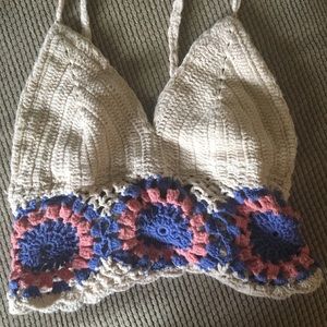 Crochet festival top